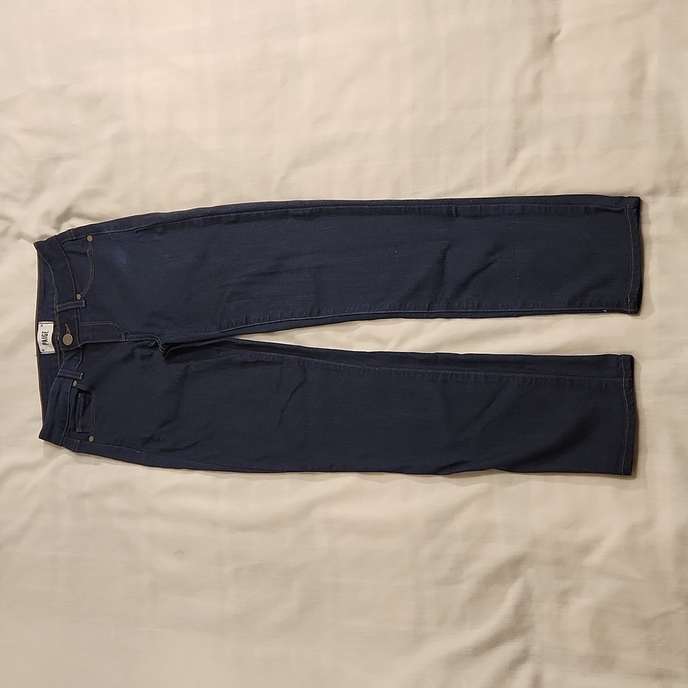 Paige jeans Skyline Ankle Peg women's 25 dark wash blue